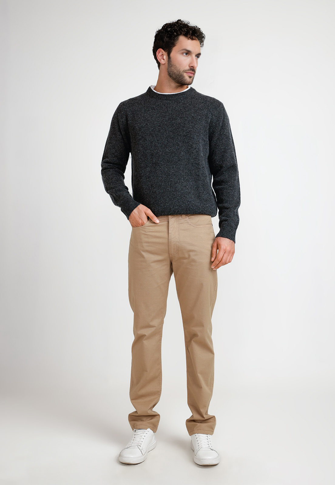 PANTALON HOMBRE ALGODON VILAS KHAKI - 4