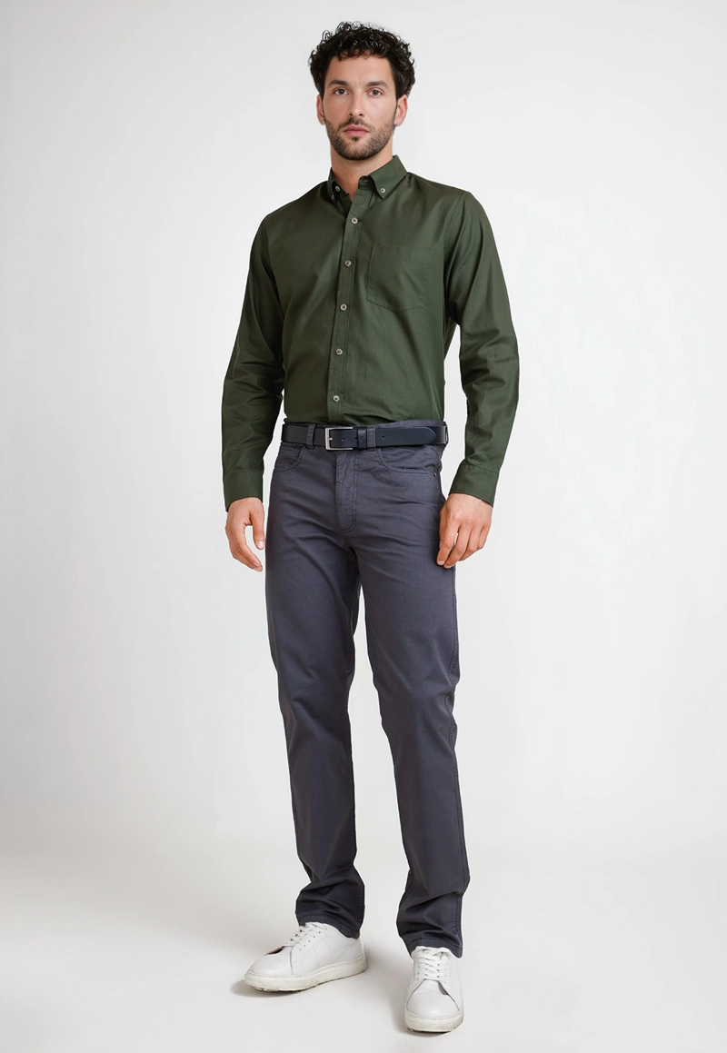 PANTALON HOMBRE ALGODON VILAS GRIS - 4