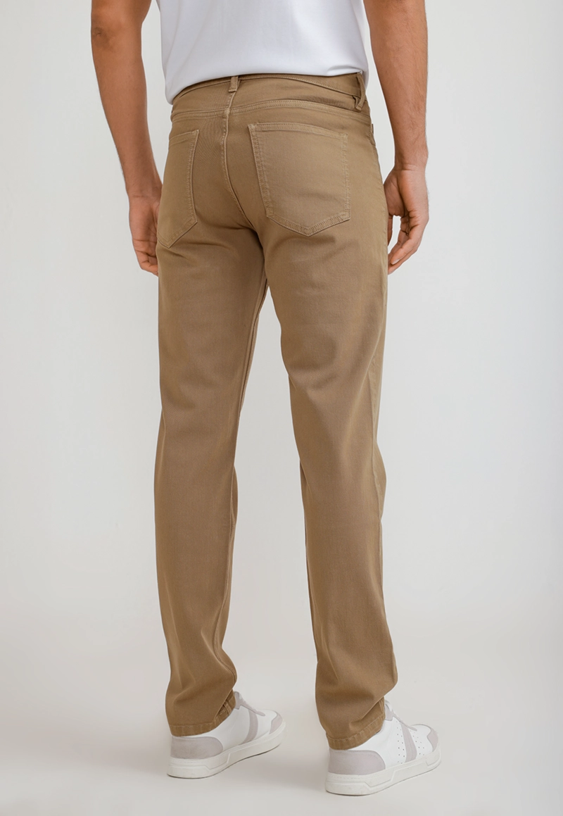 PANTALON HOMBRE CASUAL 5 BOLSILLOS KHAKI - 2