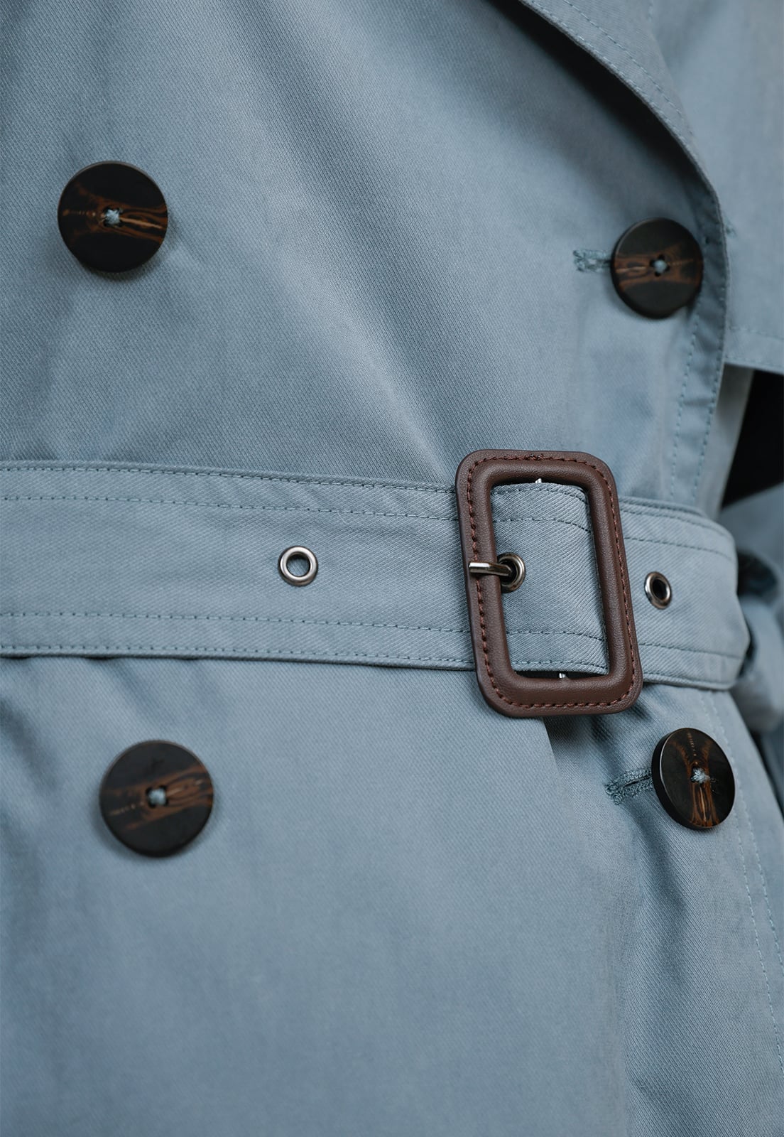 TRENCH IMPERMEABLE MUJER POLIE STER CELESTE - 3
