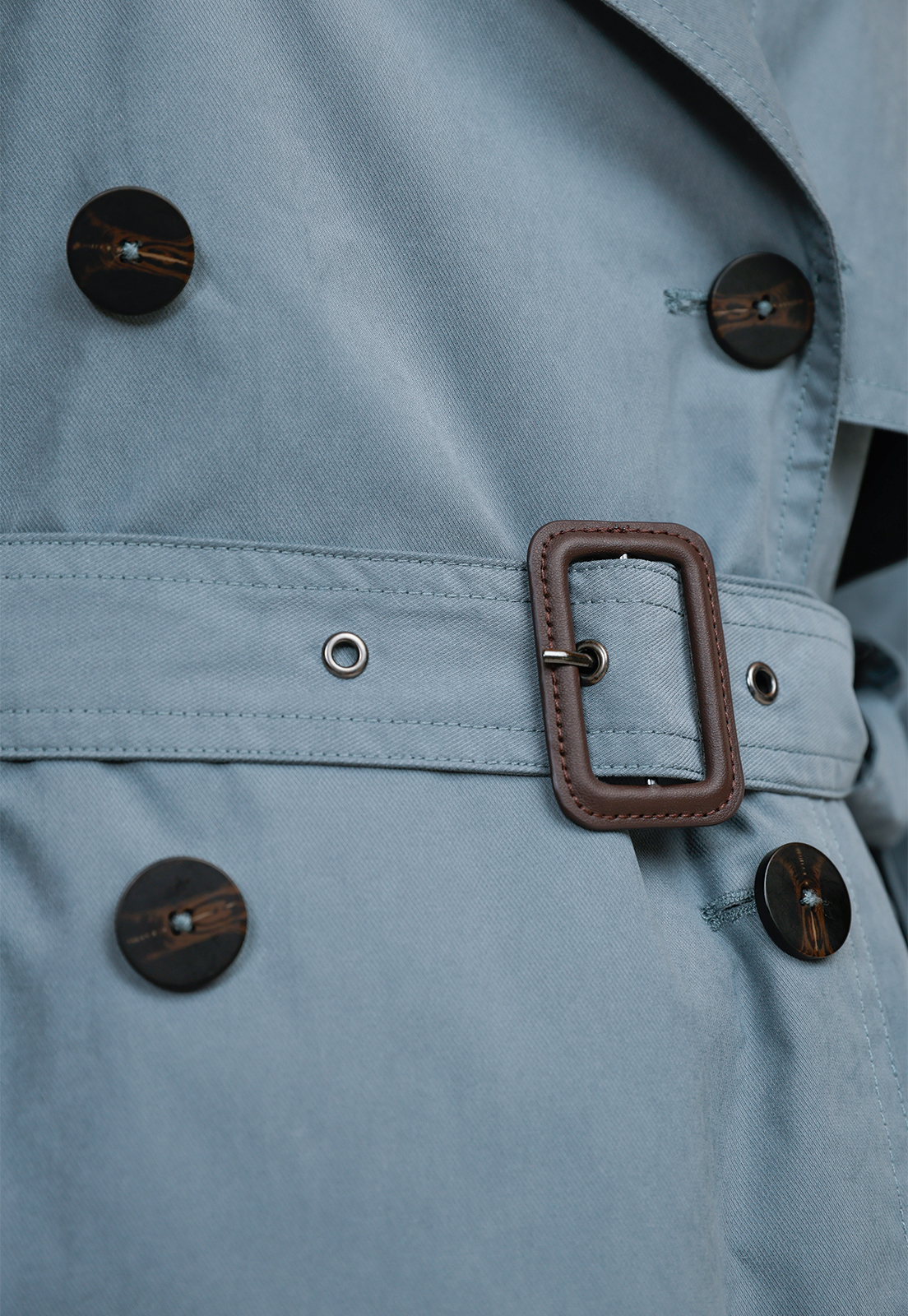 TRENCH IMPERMEABLE MUJER POLIE STER CELESTE - 3