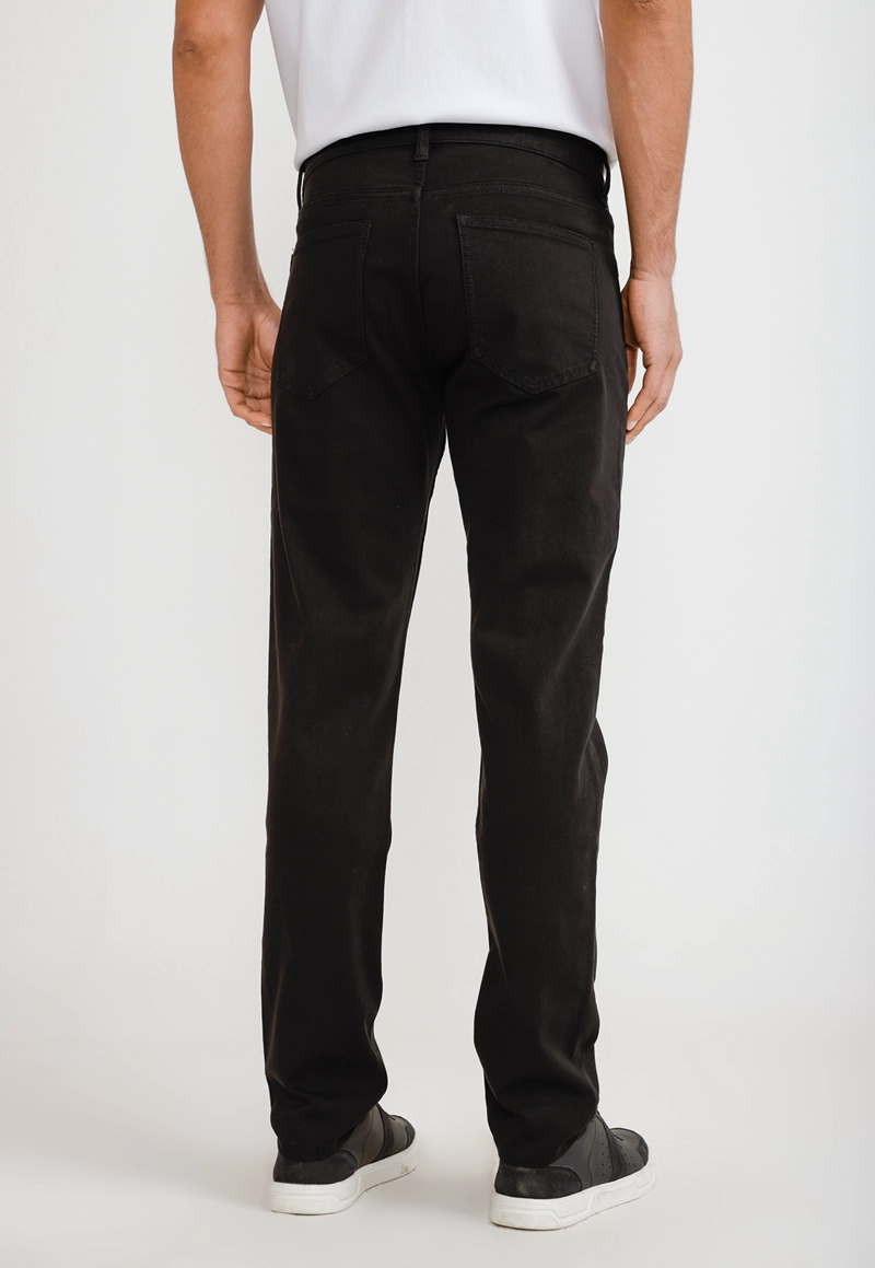 PANTALON HOMBRE CASUAL 5 BOLSILLOS NEGRO - 2