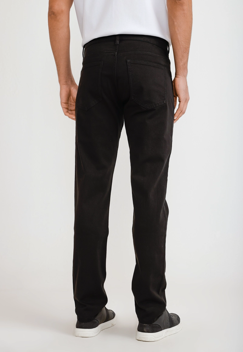 PANTALON HOMBRE CASUAL 5 BOLSILLOS NEGRO - 2