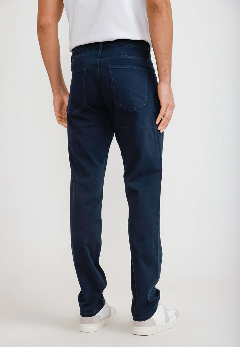 PANTALON HOMBRE CASUAL 5 BOLSILLOS NAVY - 2