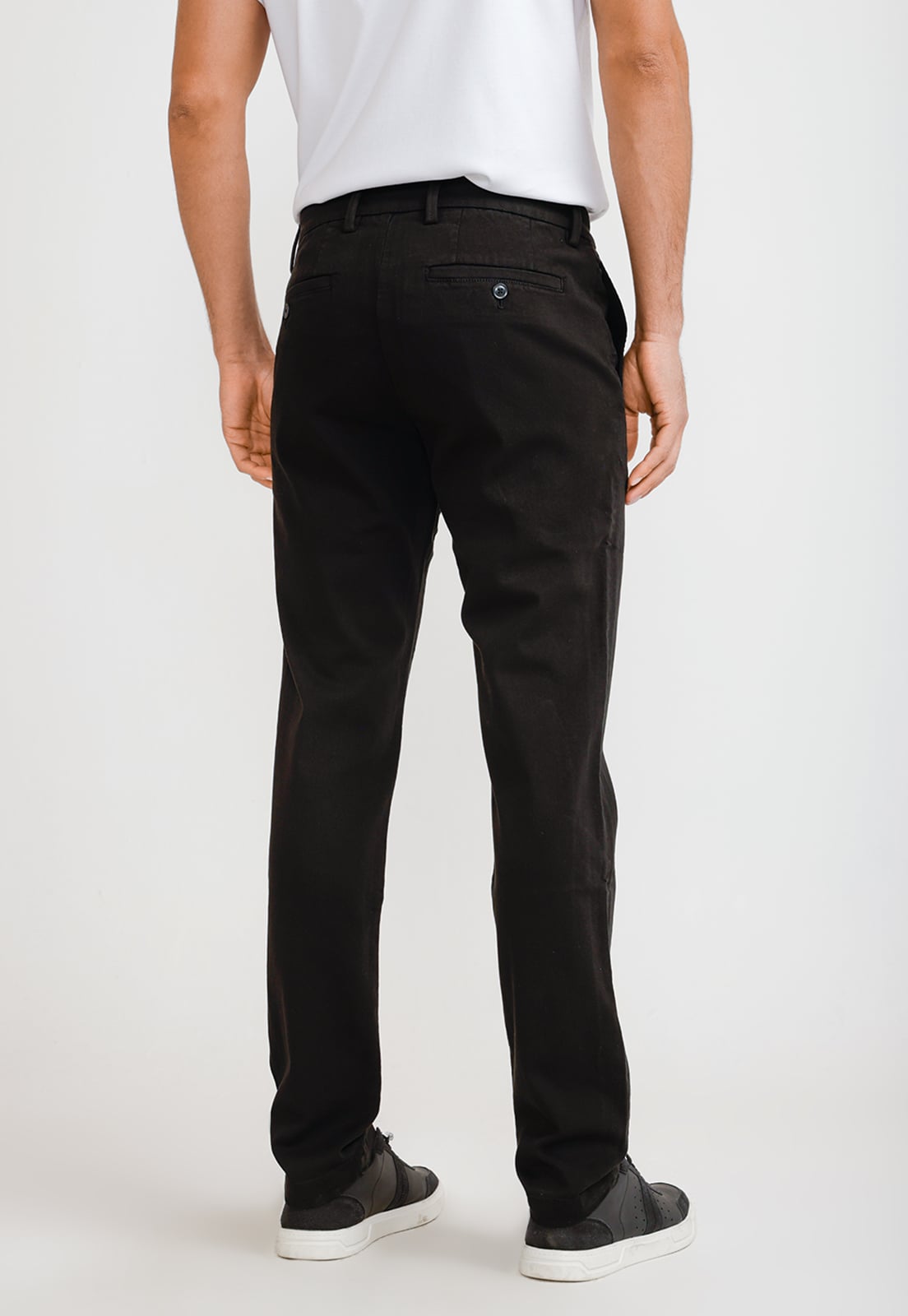 PANTALON HOMBRE CHINO NEGRO - 2