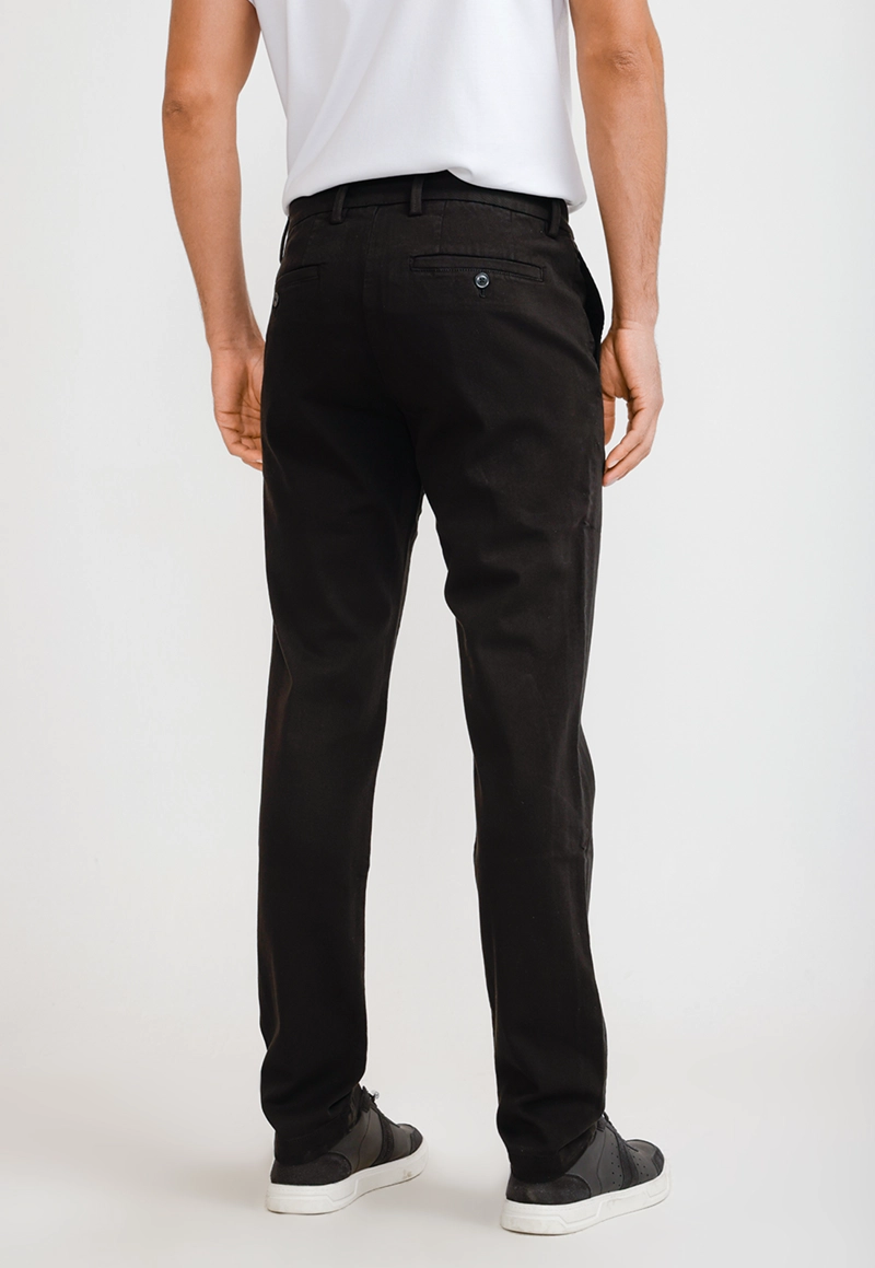 PANTALON HOMBRE CHINO NEGRO - 2