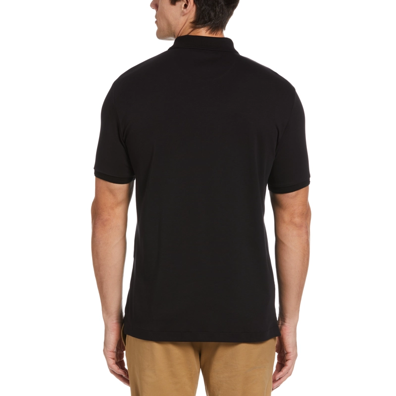 POLERA POLO DE HOMBRE NEGRO - 2