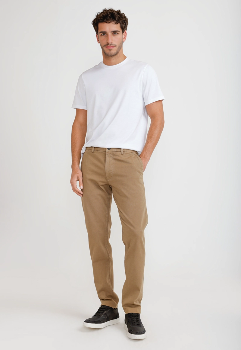 PANTALON HOMBRE CHINO KHAKI - 4