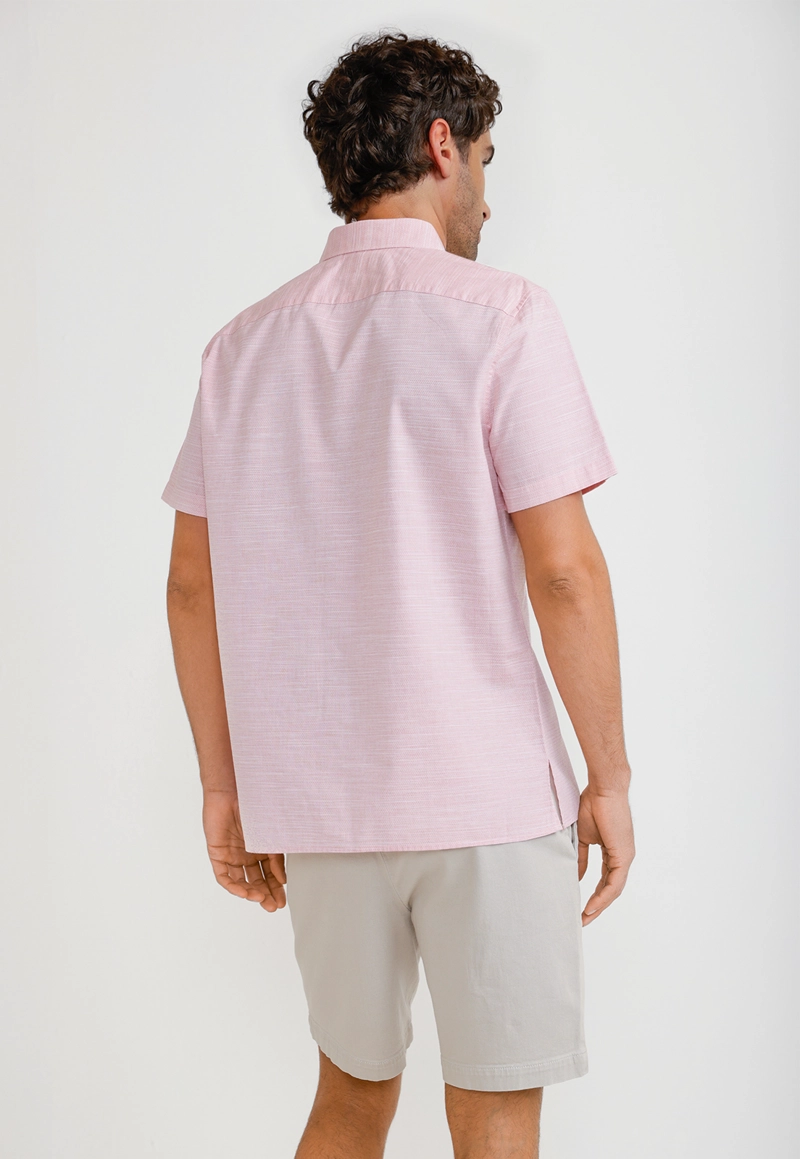 CAMISA HOMBRE MANGA CORTA ALGODON CORAL - 2