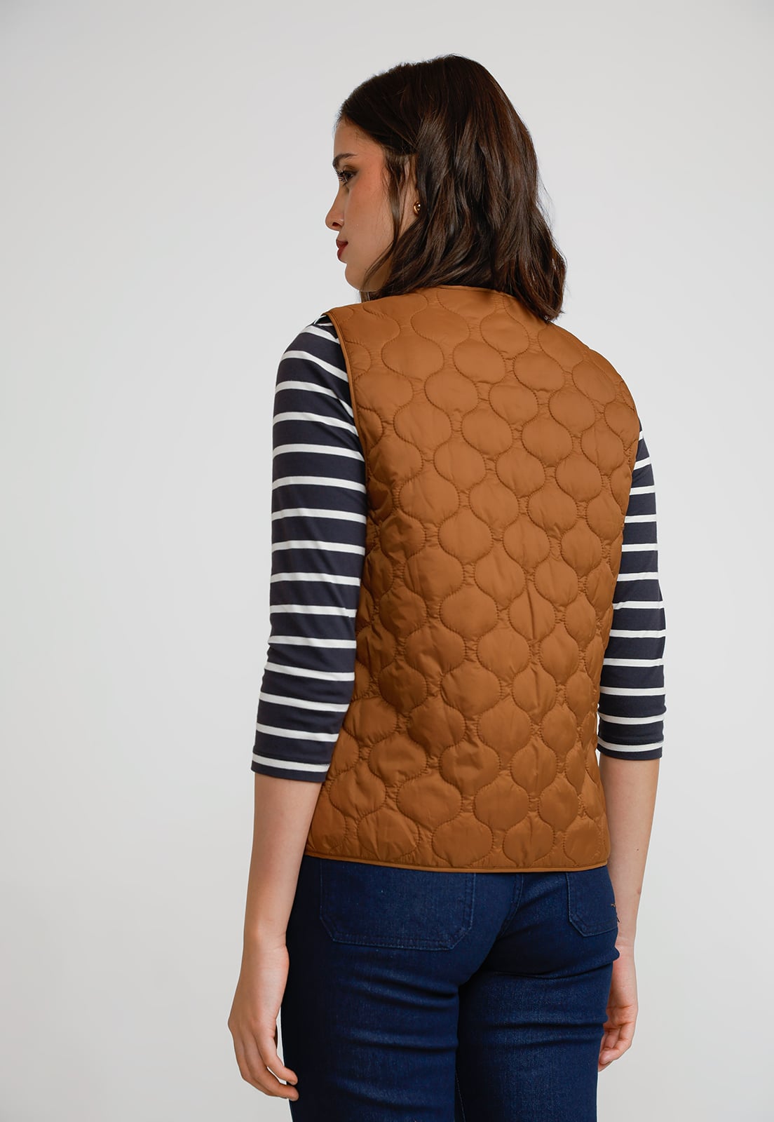 PARKA 3 EN 1 MUJER ALGODON Y POLIE STER CAMEL - 5