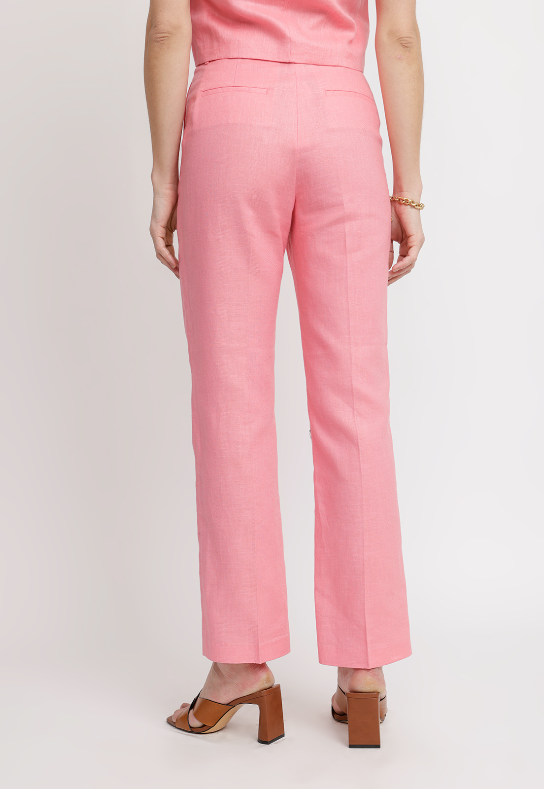 PANTALON MUJER SAVANAH LINO MAGENTA - 2