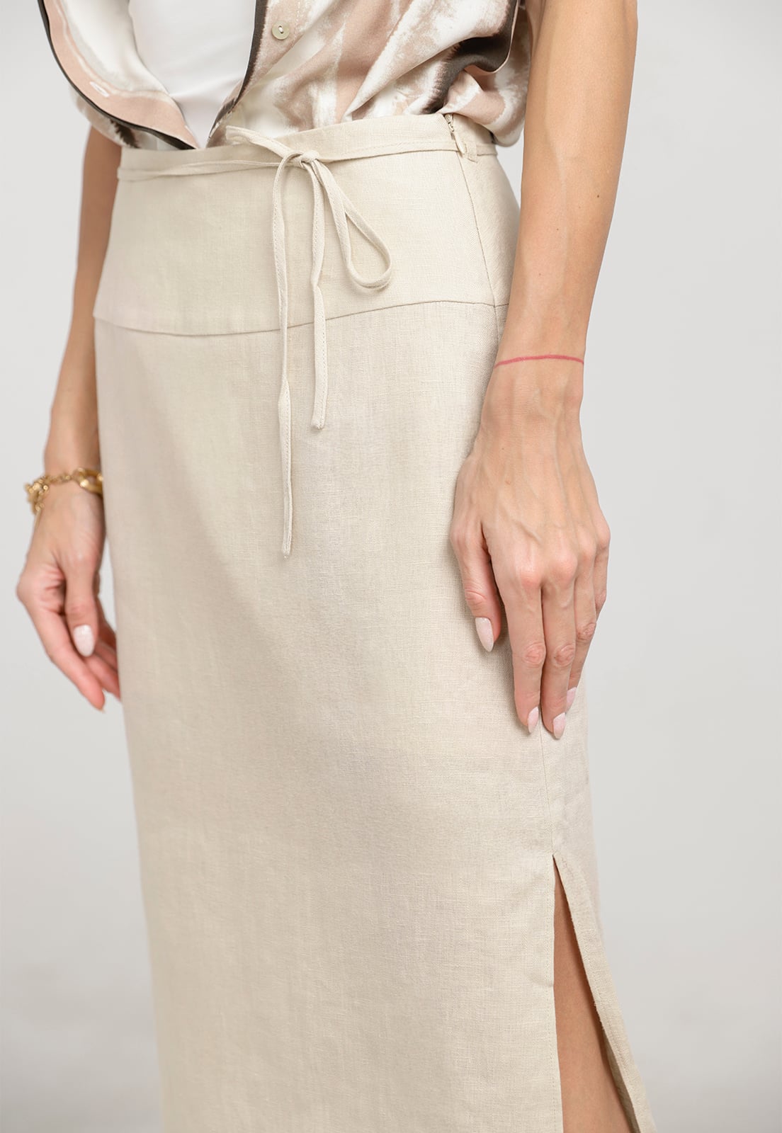 FALDA MUJER ANDREA LINO BEIGE - 3