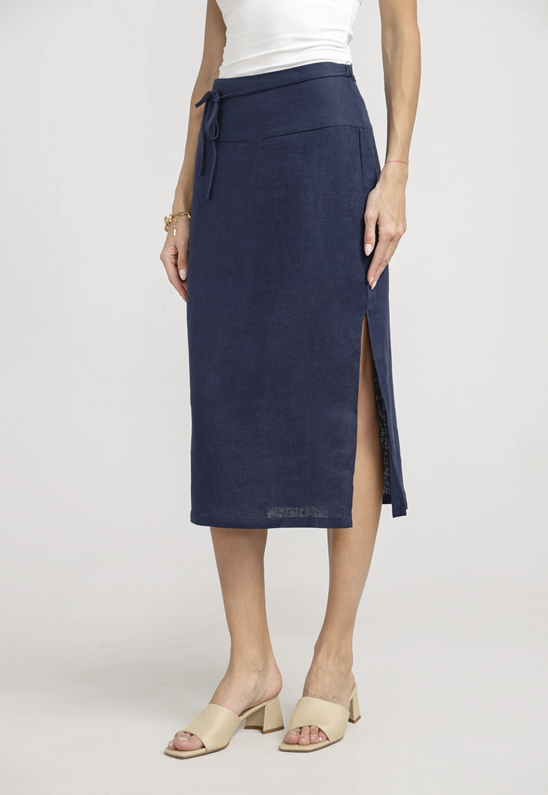 FALDA MUJER ANDREA LINO NAVY - 1