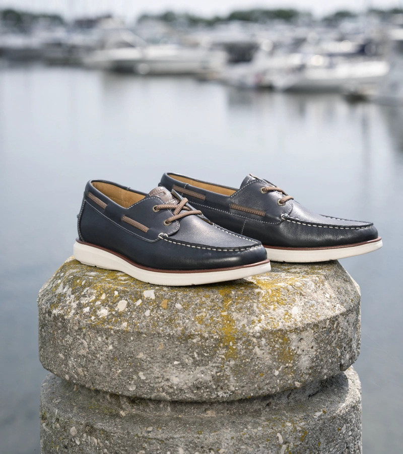 MOCASINES CASUAL TROPICS BOAT NAVY - 9