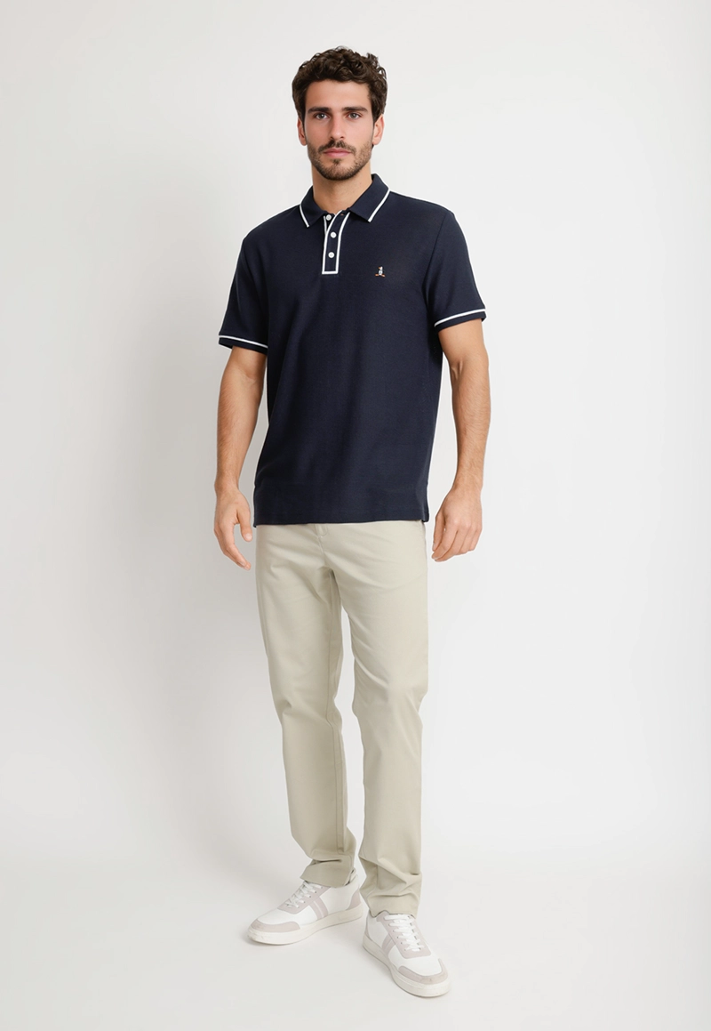 POLERA HOMBRE POLO MANGA CORTA NAVY - 4