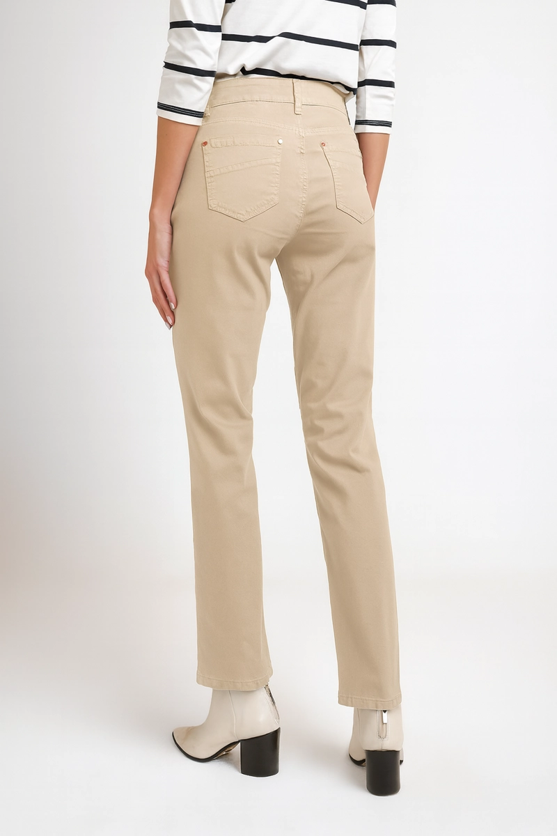 PANTALON DE MUJER MODELO ELY 24 COLOR ARENA - 2