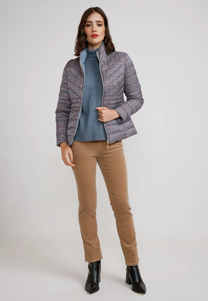 PARKA REVERSIBLE MUJER POLIE STER DUSTY BLUE - 6