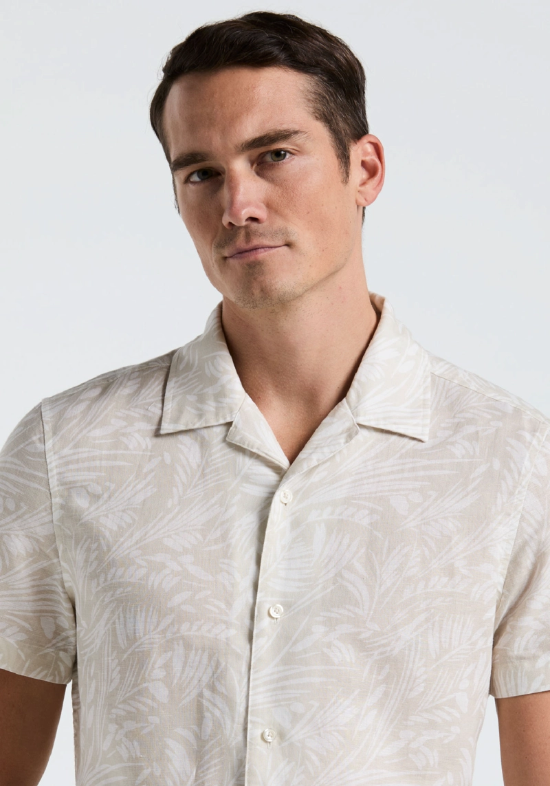 CAMISA HOMBRE MANGA CORTA ESTAMPADA ARENA - 3