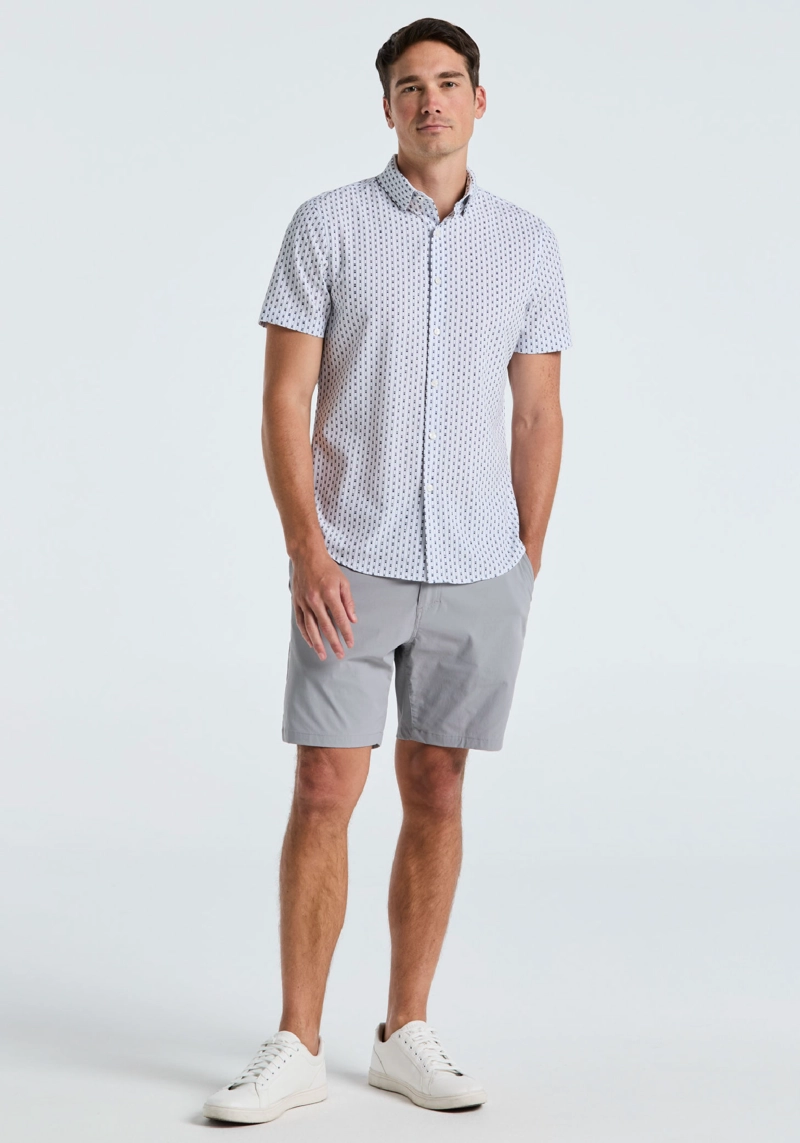 CAMISA HOMBRE MANGA CORTA TOTAL STRETCH BLANCO - 3
