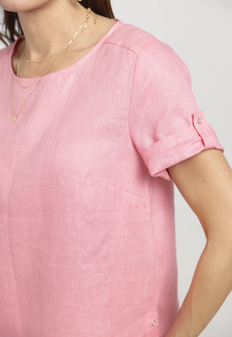 BLUSA MUJER GARZA VISCOSA MAGENTA - 3