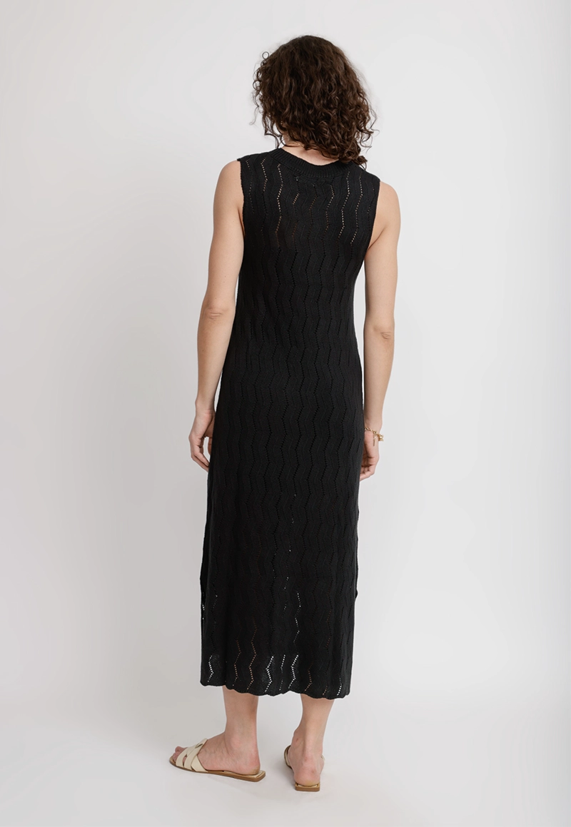 VESTIDO MUJER MALVA NEGRO - 2