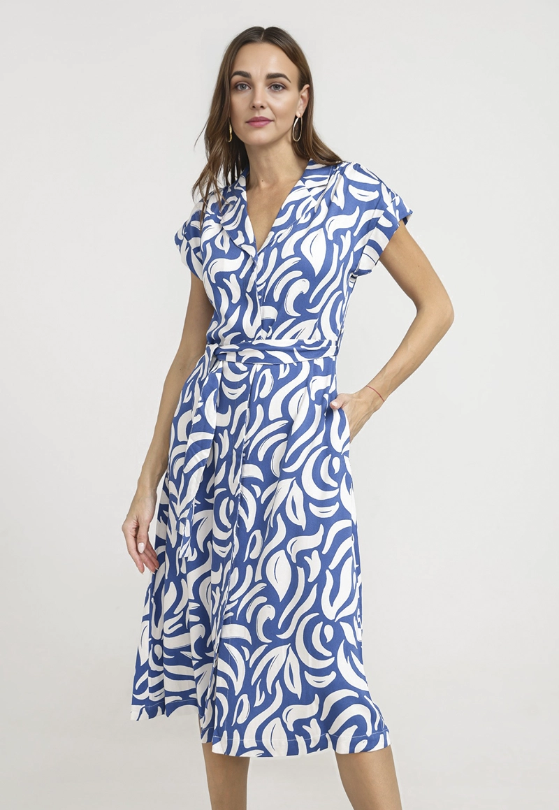 VESTIDO MUJER BEGONIA VISCOSA BLANCO - 1