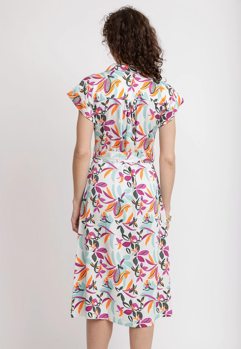 VESTIDO MUJER BEGONIA VISCOSA MAGENTA - 2