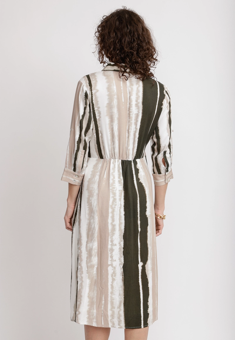 VESTIDO MUJER ANIS VISCOSA SAFARI - 4