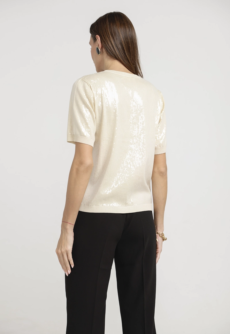 POLERA MUJER MAGNOLIA VISCOSA CREMA - 2