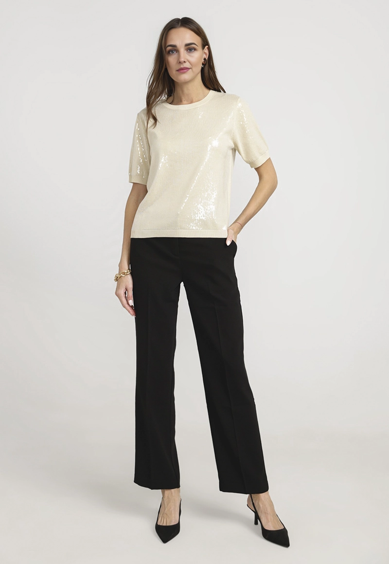 POLERA MUJER MAGNOLIA VISCOSA CREMA - 4