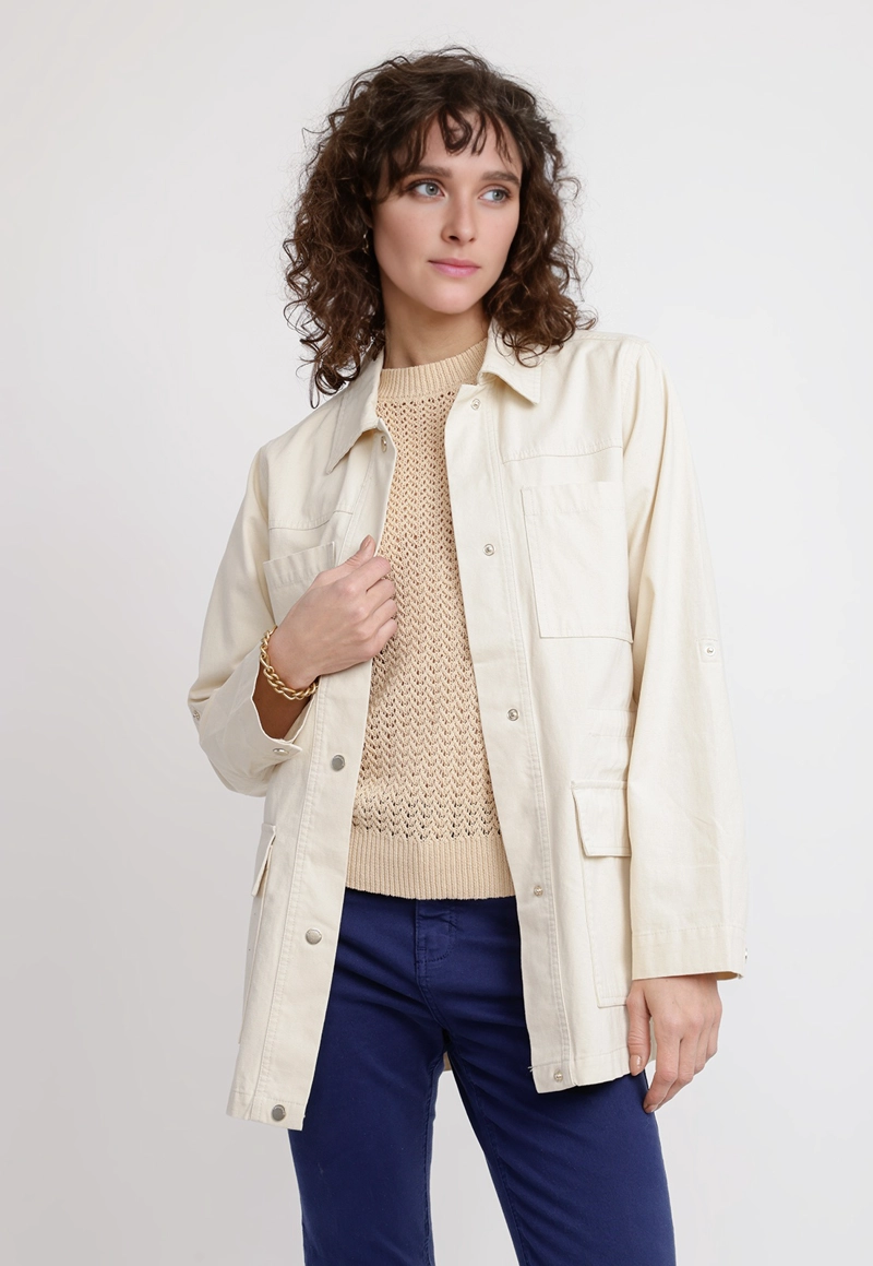 CHAQUETA MUJER HIDRA ALGODON NATURAL - 1