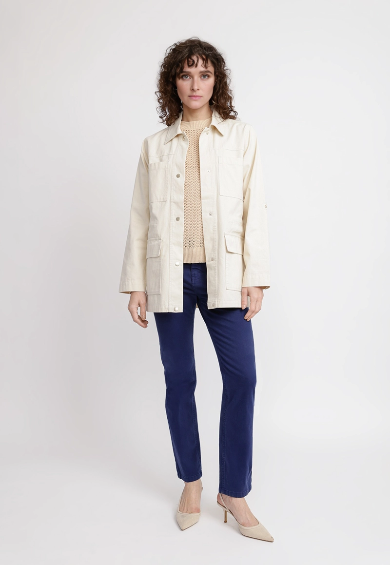 CHAQUETA MUJER HIDRA ALGODON NATURAL - 4