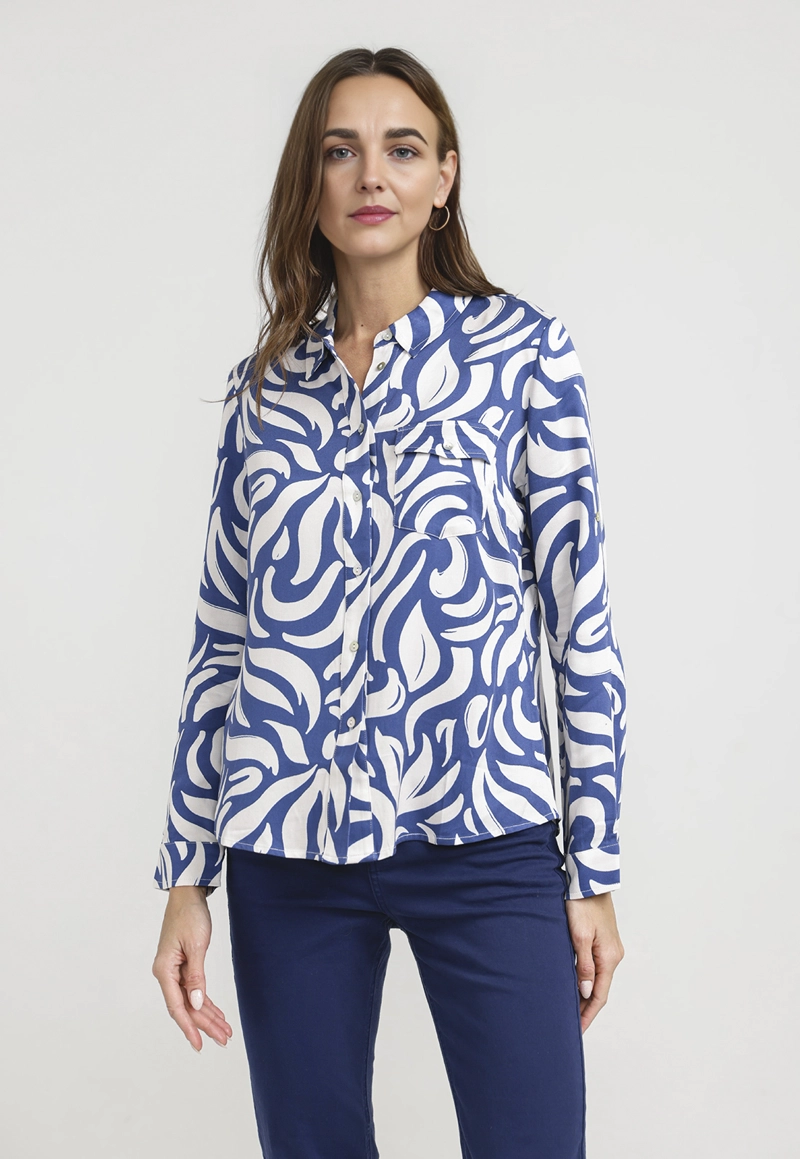 BLUSA MUJER LIZ VISCOSA BLANCO - 1