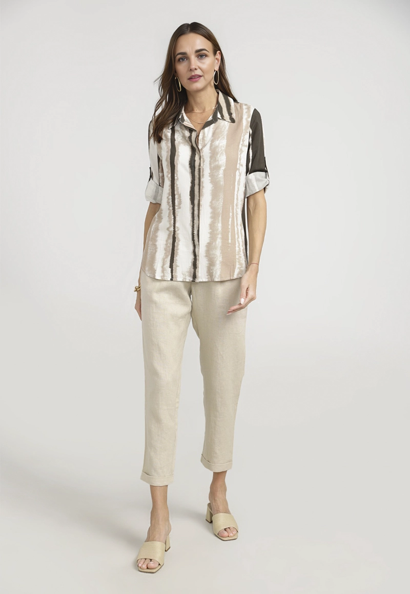 BLUSA MUJER SEGOVIA VISCOSA SAFARI - 4