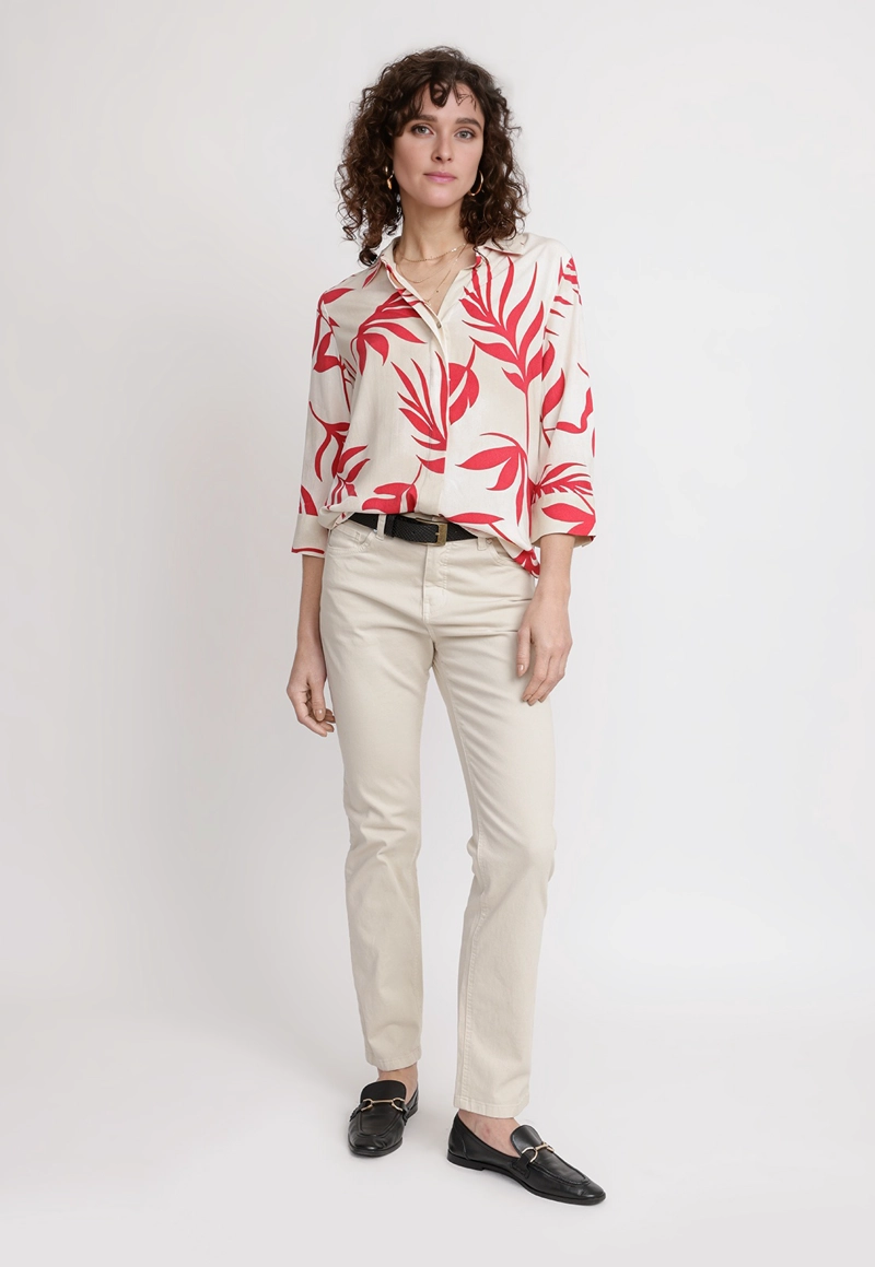 BLUSA MUJER SEGOVIA VISCOSA NATURAL - 3