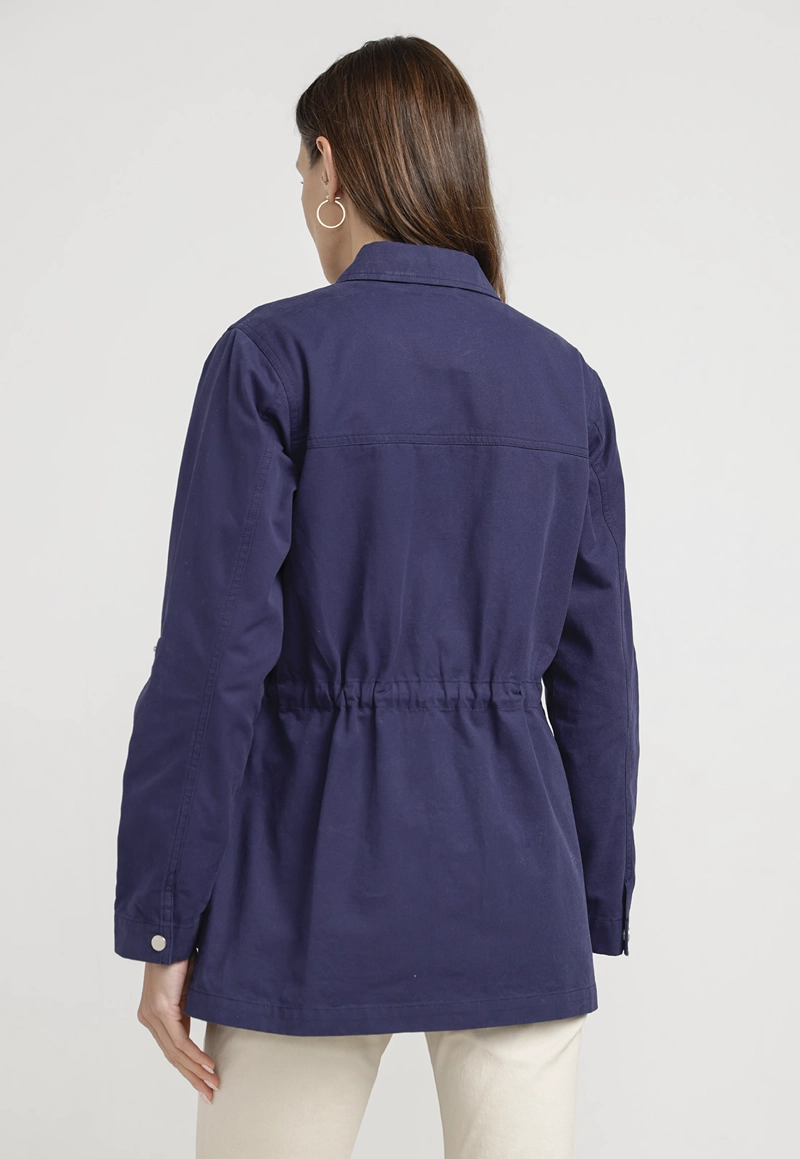 CHAQUETA MUJER HIDRA ALGODON AZUL - 2