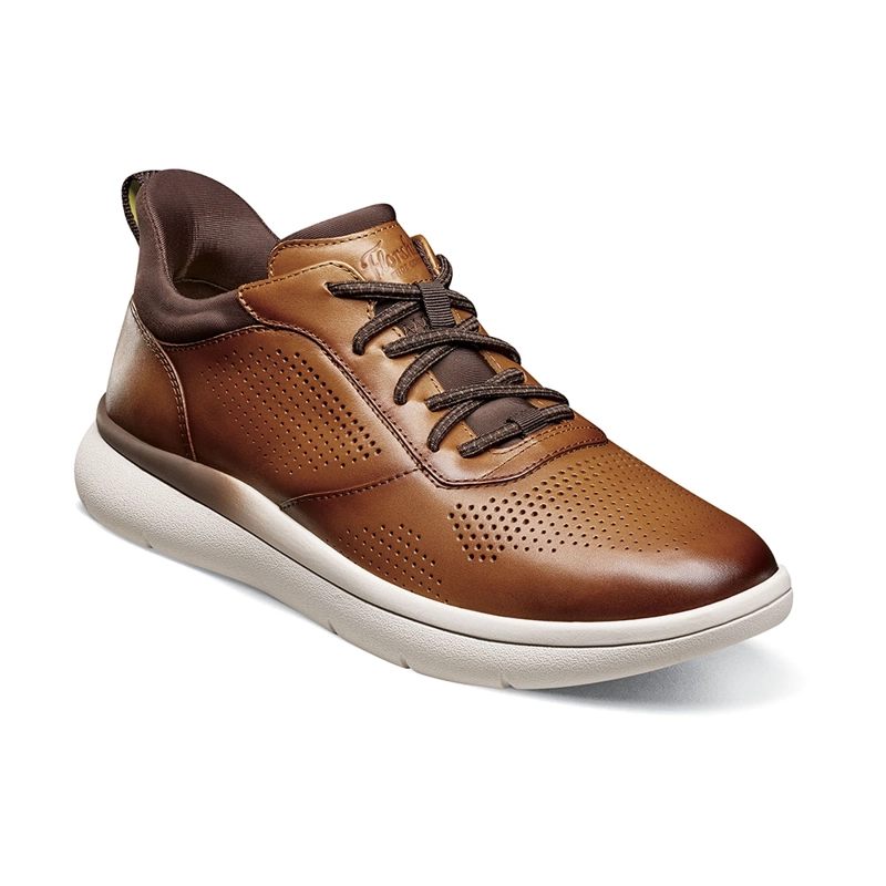 ZAPATILLAS CASUAL FLEET PERF LACE COGNAC - 1