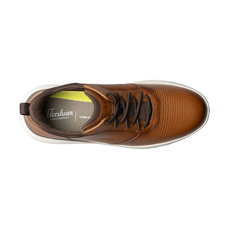 ZAPATILLAS CASUAL FLEET PERF LACE COGNAC - 6