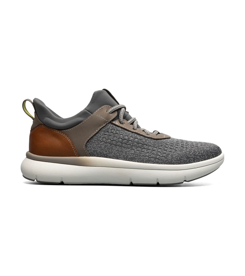 ZAPATILLAS CASUAL FLEET KNIT LACE GRIS - 3