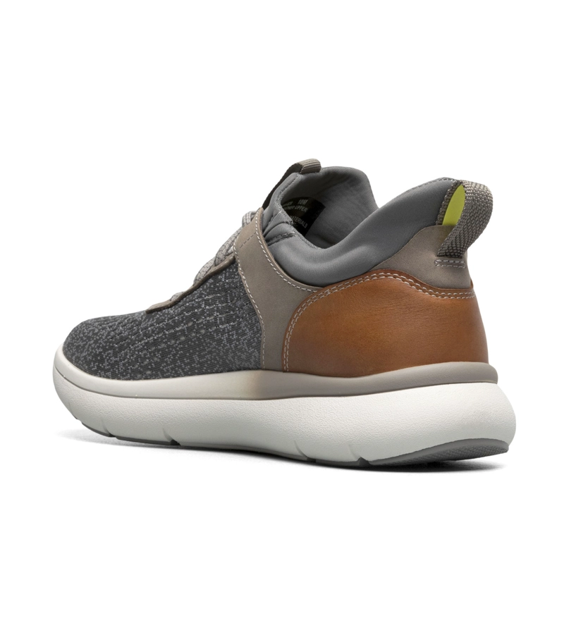 ZAPATILLAS CASUAL FLEET KNIT LACE GRIS - 8