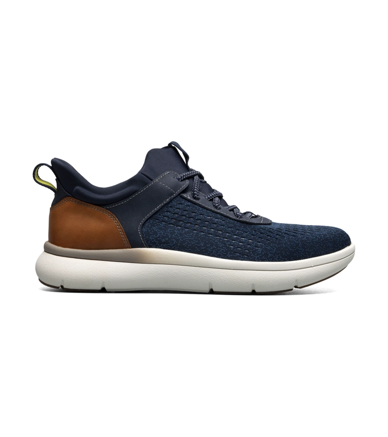 ZAPATILLAS CASUAL FLEET KNIT LACE AZUL - 3