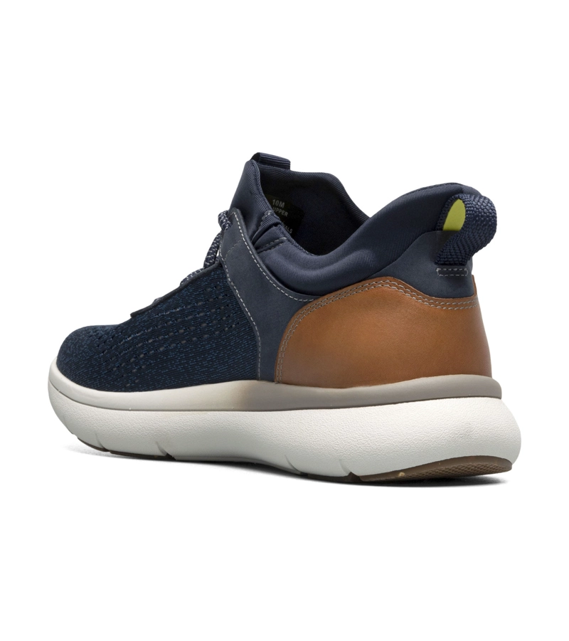 ZAPATILLAS CASUAL FLEET KNIT LACE AZUL - 8