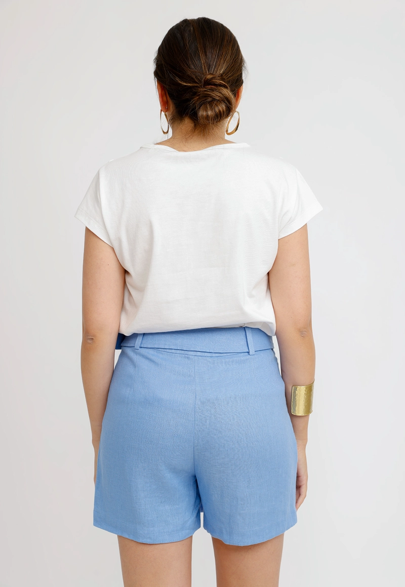 POLERA MUJER BILBAO ALGODON PERUANO BLANCO - 2