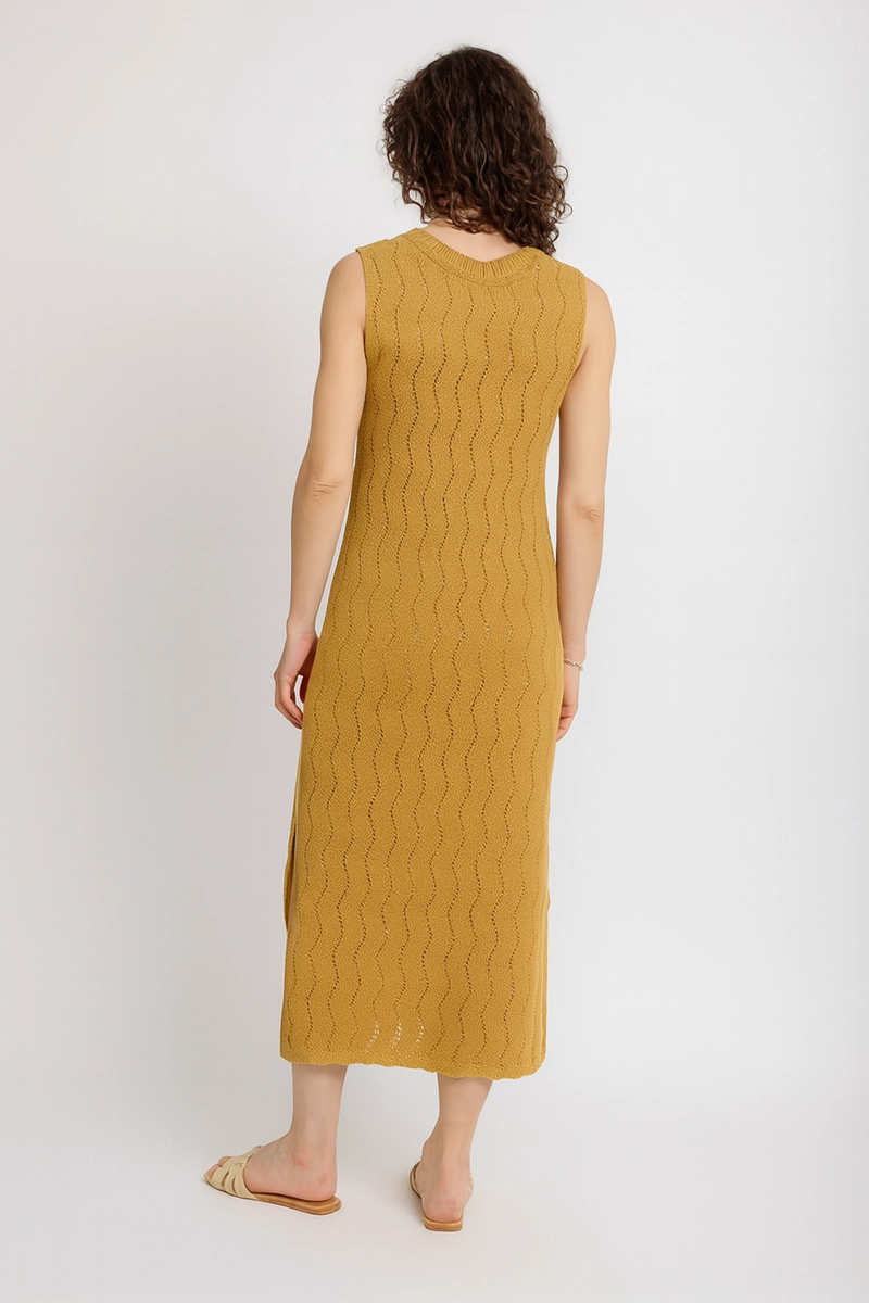 VESTIDO MUJER MALVA MOSTAZA - 2