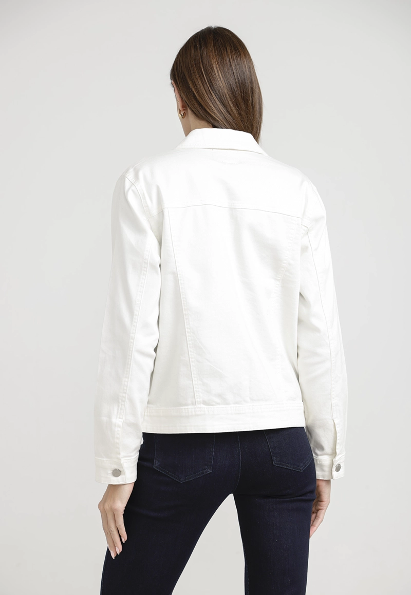 CHAQUETA MUJER CROMITA ALGODON BLANCO - 2