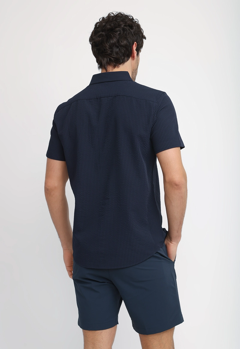 CAMISA HOMBRE MANGA CORTA NAVY - 2