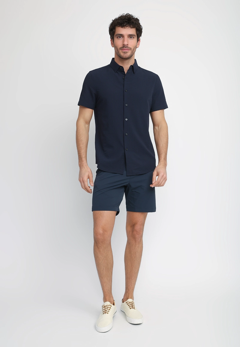 CAMISA HOMBRE MANGA CORTA NAVY - 4