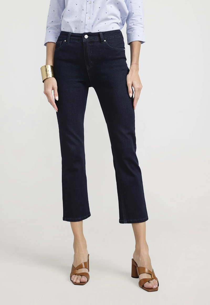 JEANS DE MUJER MODELO CHARLOT INDIGO - 1