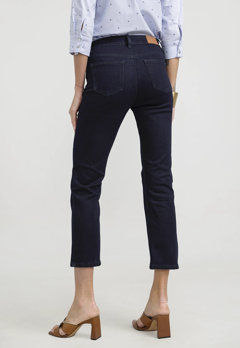 JEANS DE MUJER MODELO CHARLOT INDIGO - 2