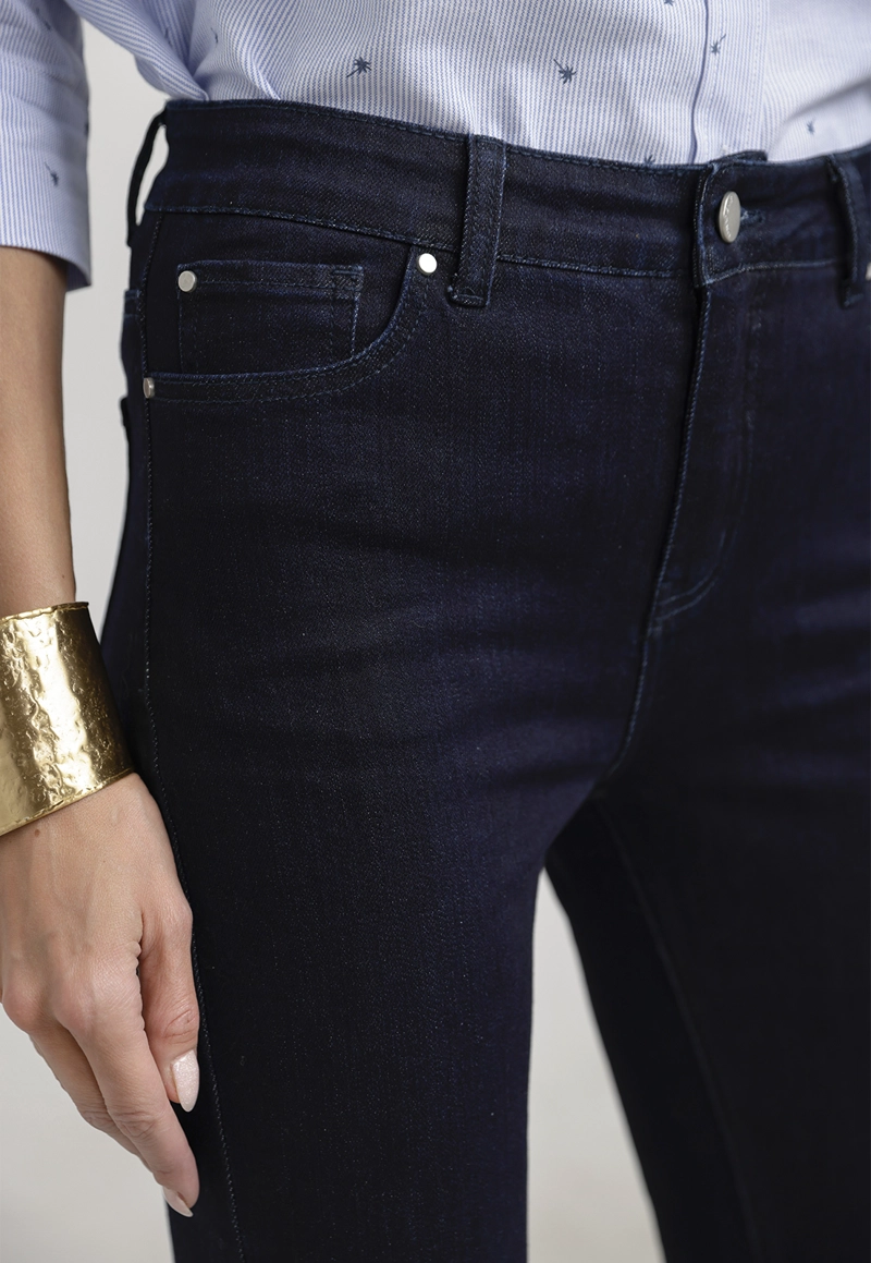 JEANS DE MUJER MODELO CHARLOT INDIGO - 3